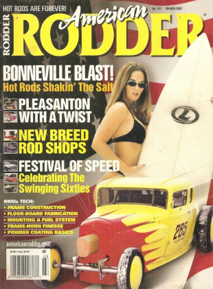 AMERICAN RODDER 2002 MAR - BUILD A FRAME, CUSTOM FLOOR-BOARDS, BONNEVILLE